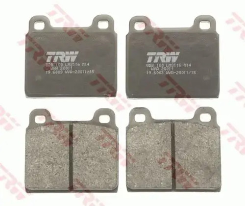 Brake pads gdb100 trw - trw, for