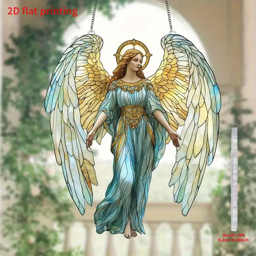 Large angel design suncatcher - large,