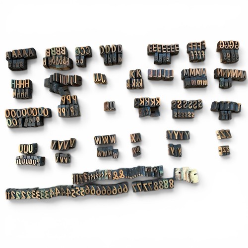 Vintage letterpress wood type - vintage,