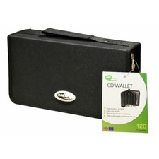 2 x 120 Capacity NYLON CD DVD Wallet Carry Case Holder Bag Storage Neo Media