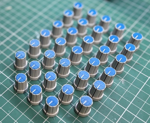 Knob grey blue for - knob,
