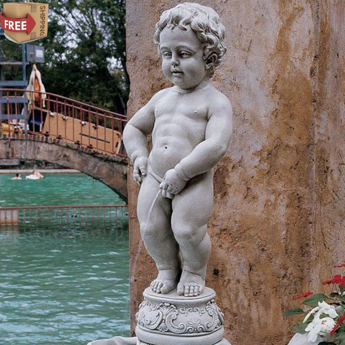 Outdoor peeing boy garden - outdoor,