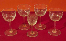 4 Victorian Cut Lens Sherry