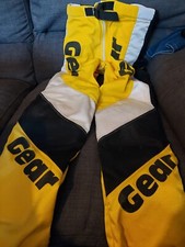 ORIGINAL RARE GEAR RACE PANTS IN TORKER COLOURS 80S ORIGINAL OLD SCHOOL BMX