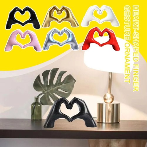 Nordic style resin hand love - style,