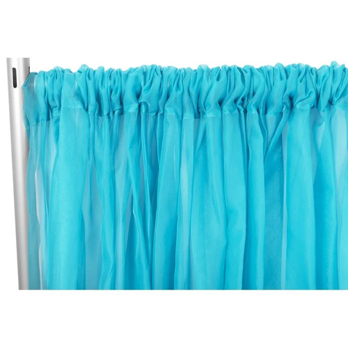 Sheer voile flame - flame, retardant