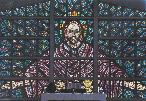 Vintage buckfast abbey - vintage, stained