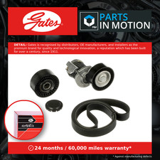 Drive Belt Kit fits VW TRANSPORTER Mk5, Mk6 2.0D 09 to 19 Set Gates VOLKSWAGEN