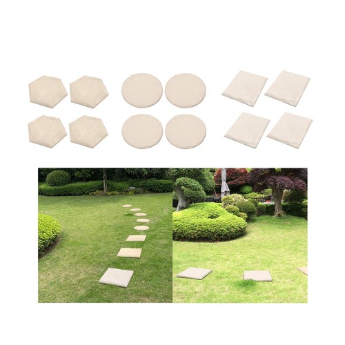 4pcs garden stepping stones - 4pcs,