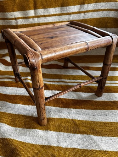 Vintage bamboo cane side - vintage-bamboo-cane-side, table