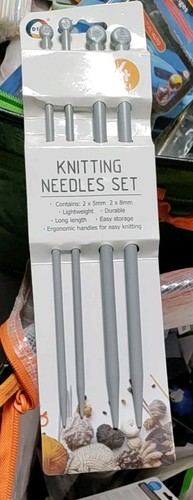 Knitting needle set - knitting,