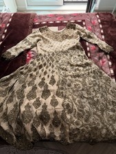 Gold and Brown  Indian Dress +