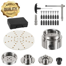 4 Inch Wood Lathe Chuck Set 1" x 8 tpi, Self Centering 4 Jaw Wood Turning Chuck