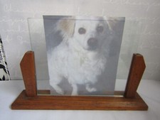 Art Deco Wooden & Glass Photo