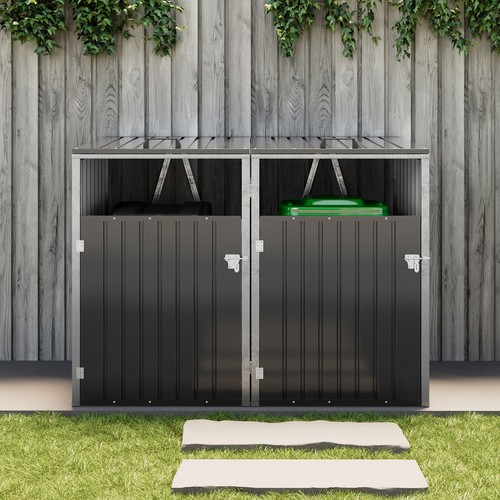 Double wheelie bin storage - wheelie,