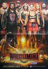 OFFICIAL WWE WRESTLEMANIA 35 WRESTLING PROMO POSTER APRIL 7TH 2019 BRAND NEW!