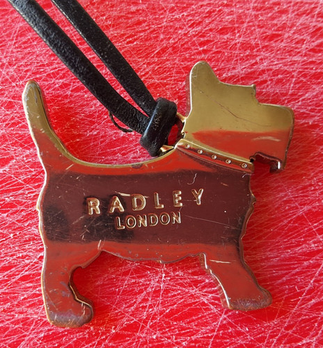 Radley gold metal dog - radley,