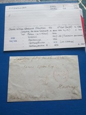 Signed Free Front 1824 (GB) Fitzwilliam, Charles William Wentworth, 5th Earl