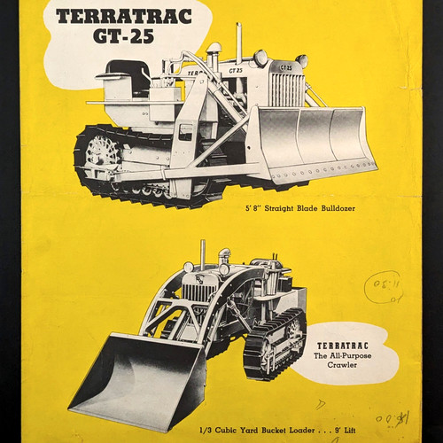 Terratrac vintage - terratrac, gt-25