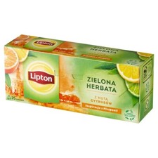 3 x Lipton Green Tea Citrus 32.5g (Pack of 3) Total 75 Teabags 