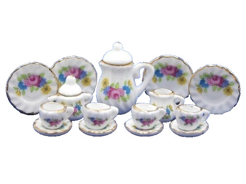 Dolls house tea - dolls,