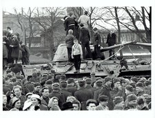 1958 Press Photo Soviet Troops