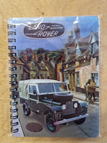 Land rover series notebook - land, 1