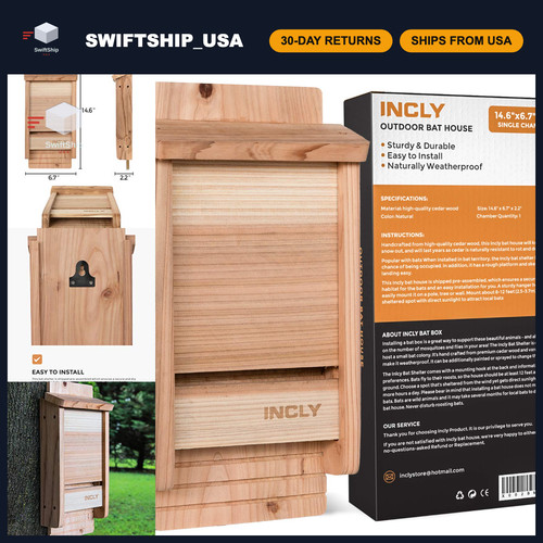 Small bat house kit - small,