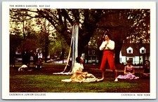 Postcard New York NY Morris Dancers May Day Cazenovia Junior College 1950s View
