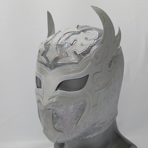 White wrestling mask - , luchador