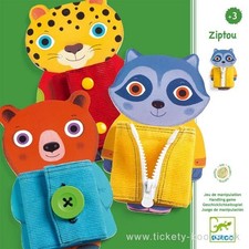Kids Learning Toy Zip Button