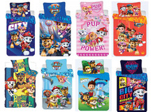 Paw Patrol Sky Chase Marshal Rubble Toddler Bedding Set 100% COTTON Cotbed Pup