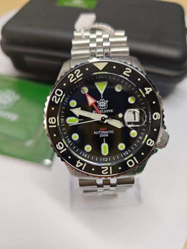 Steeldive watch skx gmt - steeldive,