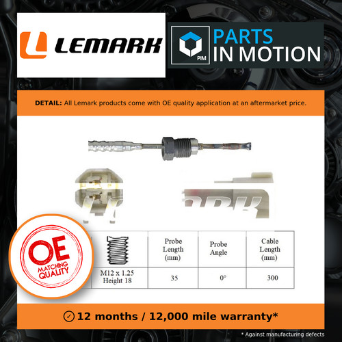 Exhaust temperature sensor - exhaust,