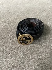 Gucci Leather Belt w/ Double G