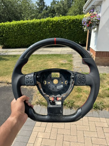Mk5 golf carbon fibre steering - carbon,