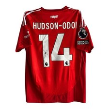 Callum Hudson-Odoi signed shirt PROOF Nottingham Forest Hudson Odoi JERSEY