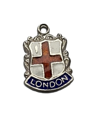 Vintage silver enamel travel - vintage,