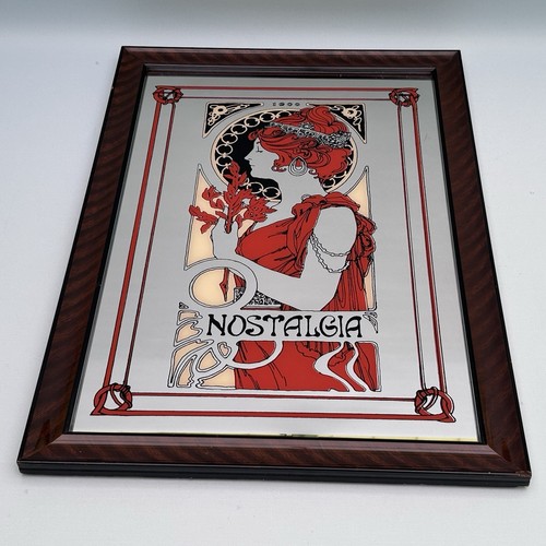 Vintage alphonse mucha mirror - vintage,