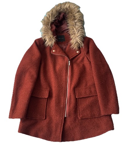 New look ladies woollen coat - new,