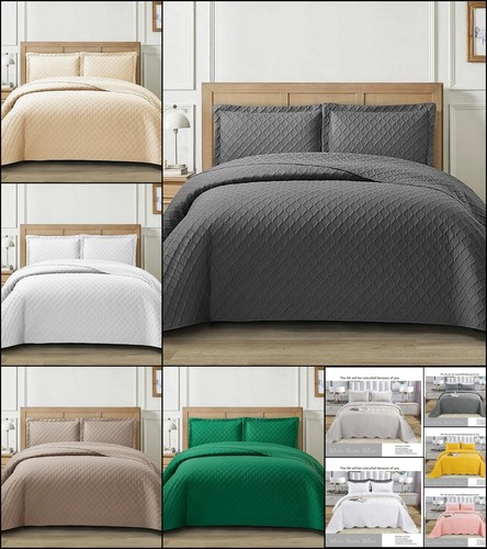 Piece quilted bedspread - quilted,