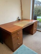 Gimson and Slater 1957 Vintage ex military RAF mahogany Desk 