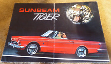 Sunbeam Tiger Car Sales Brochure - As Photo's