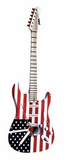 Stars and Stripes Guitar Clock