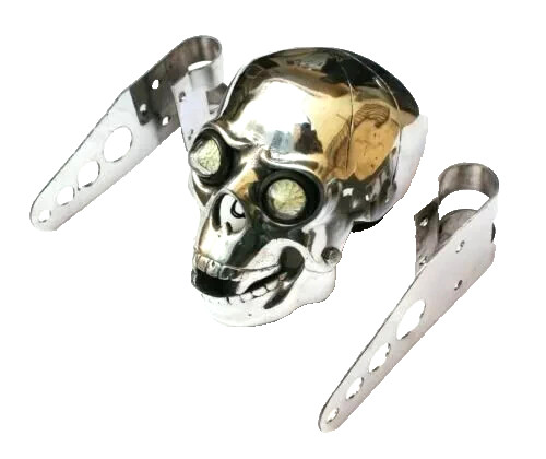 Polished cracked skull light - cracked,