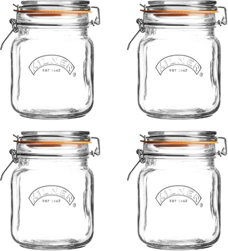 Kilner square clip top - kilner, jar