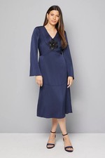 Wallis Midnight Fit & Flare Dress Womens Occasion Dresses