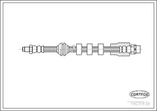 FRONT BRAKE HOSE FITS: BMW 5