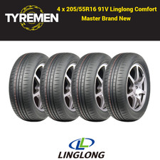 4 X New 205/55R16 91V Linglong