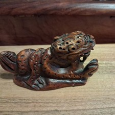 Wooden Dragon Figurines 3